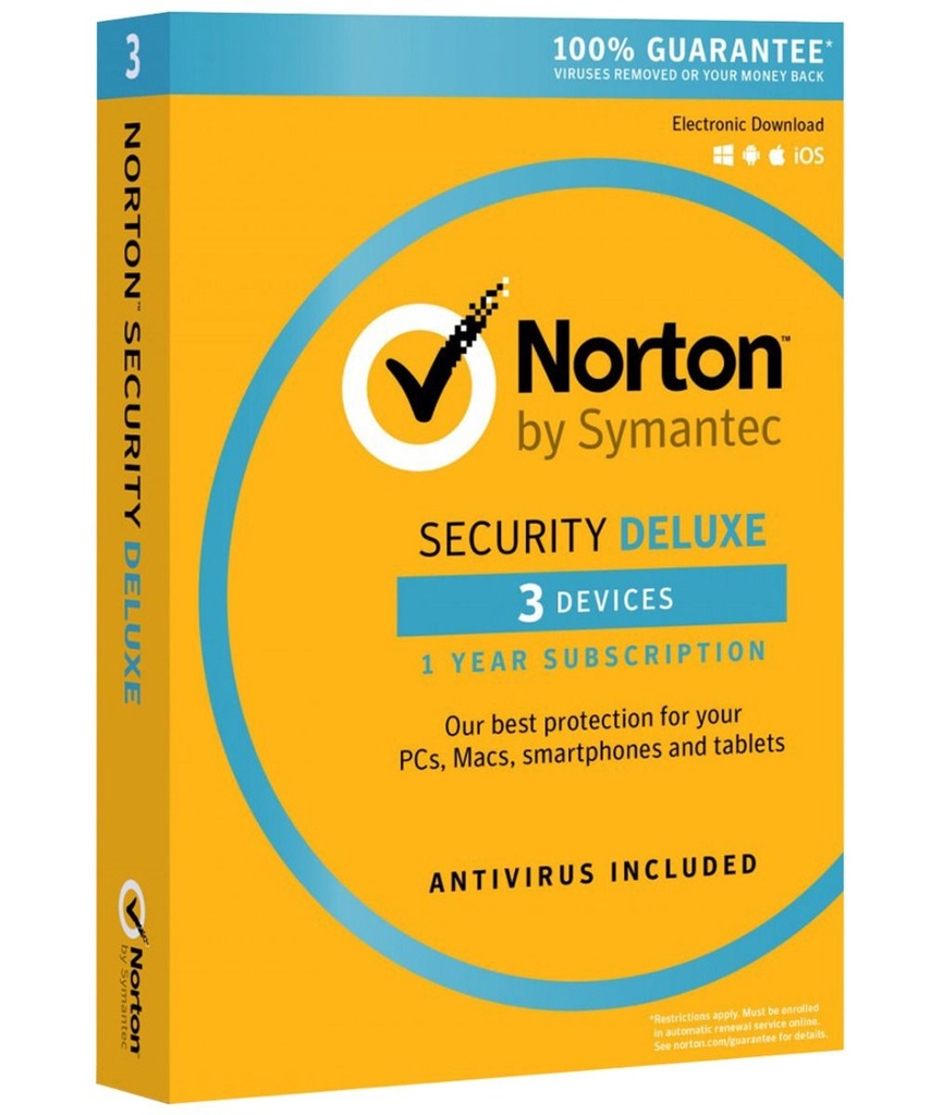 Norton Security Deluxe 1User - 3 Devices -1 Year AE