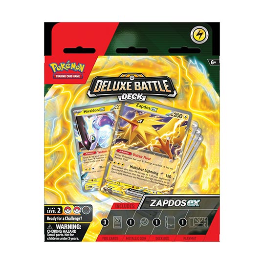 Pokemon TCG: Zapdos/Nine Tales Deluxe Battle Deck X 2 En