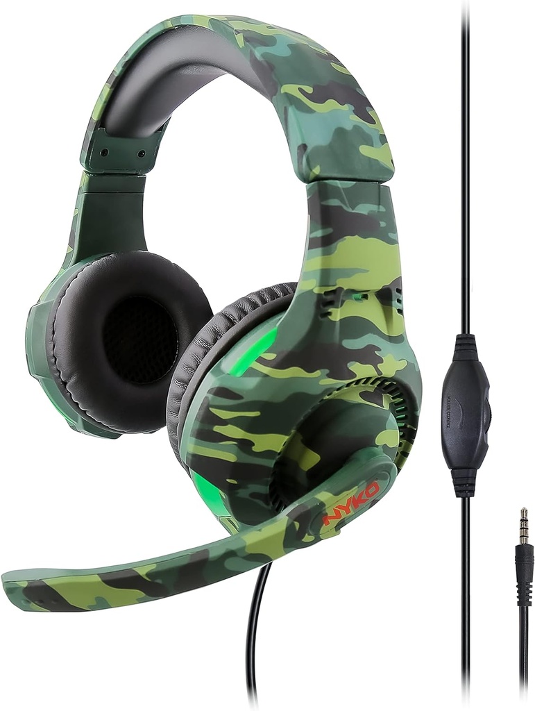 Nyko Deluxe Gaming  Headset Green Camo