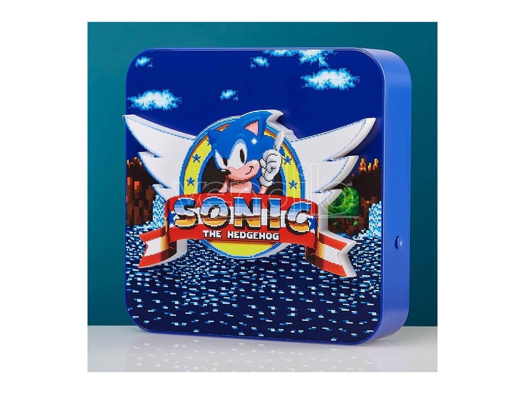 Numskull Sonic the Hedgehog 3D Desk Lamp / Wall Light