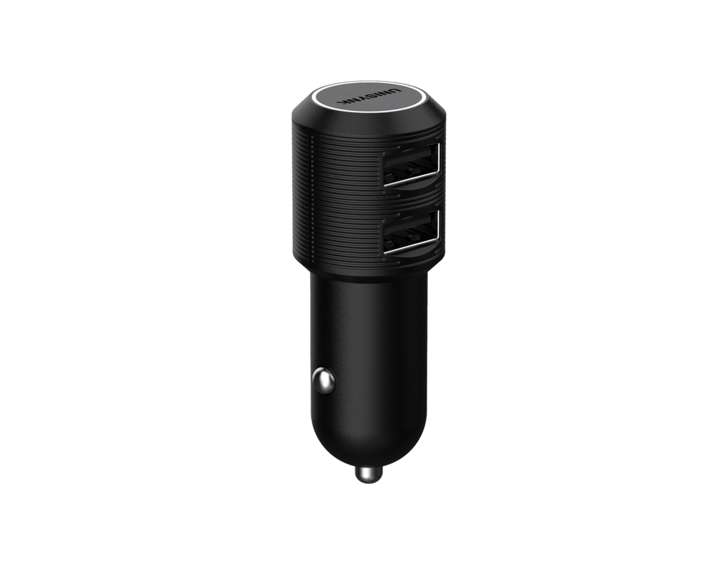 Unisynk Dual Usb-A Car Charger 24W
