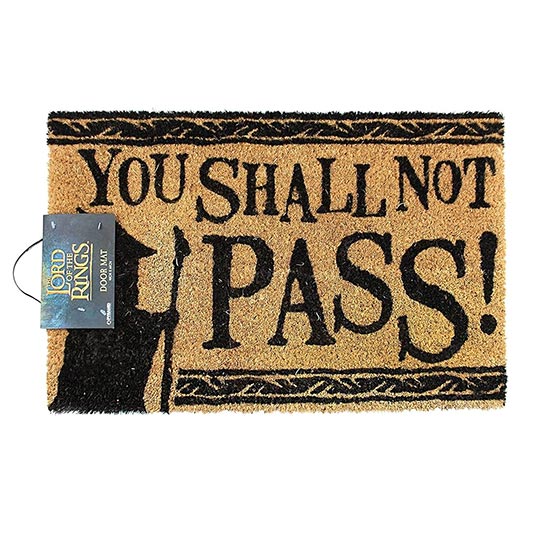 Pyramid  The Lord Of The Rings - You Shall Not Pass - Doormat