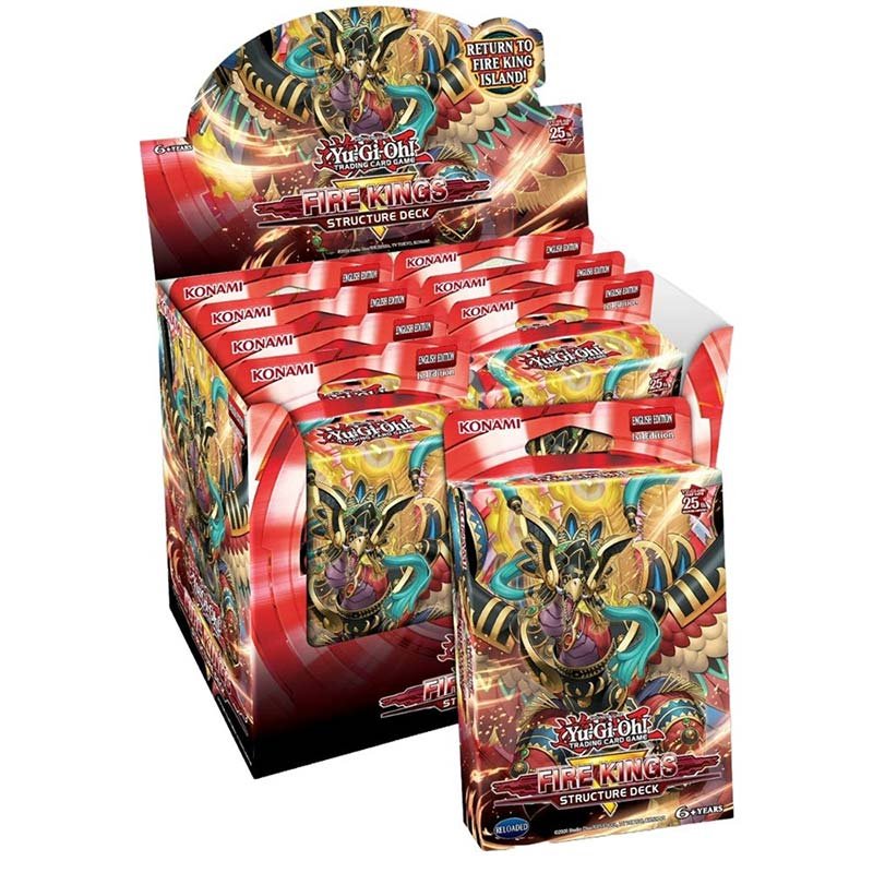 Konami - Yu Gi Oh TCG Structure Deck Revamped - Fire Kings Unlimited Reprint