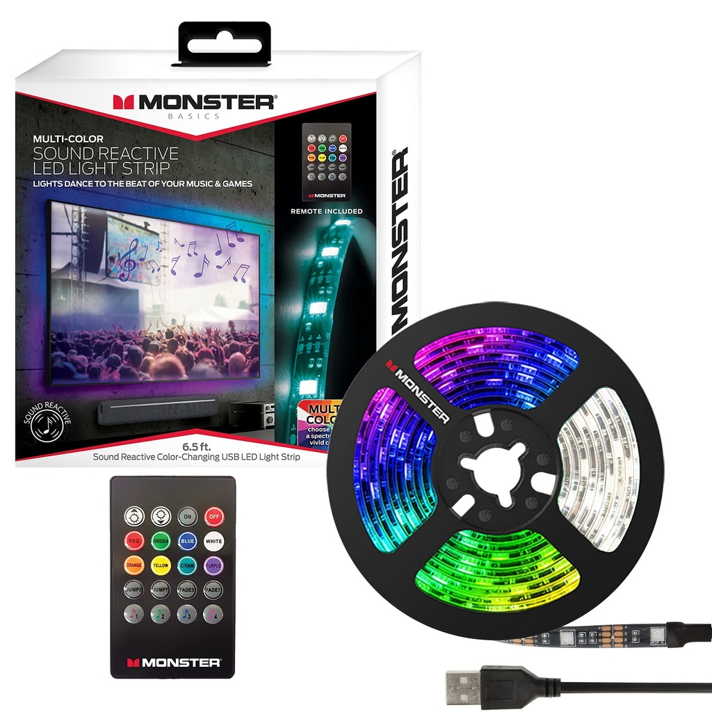 Monster Sound React LED Light Strip