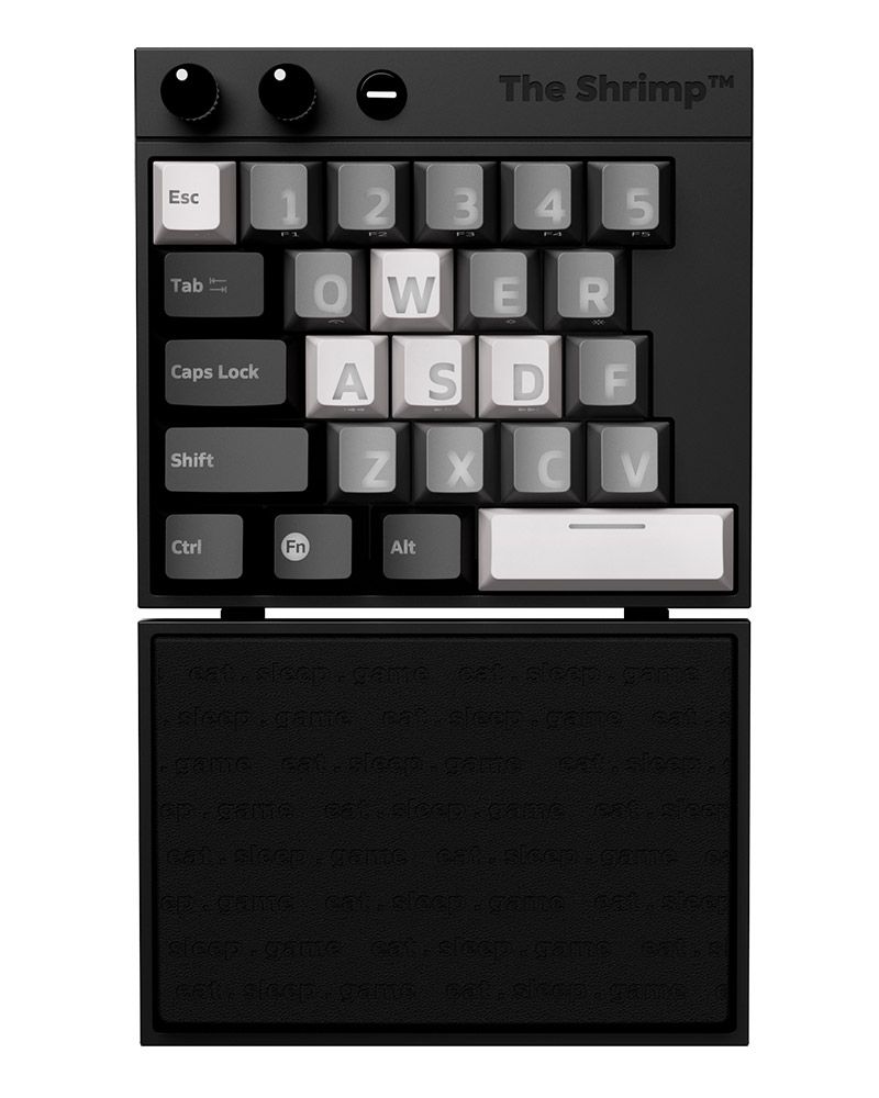 The Shrimp Monochrome Gaming Keyboard