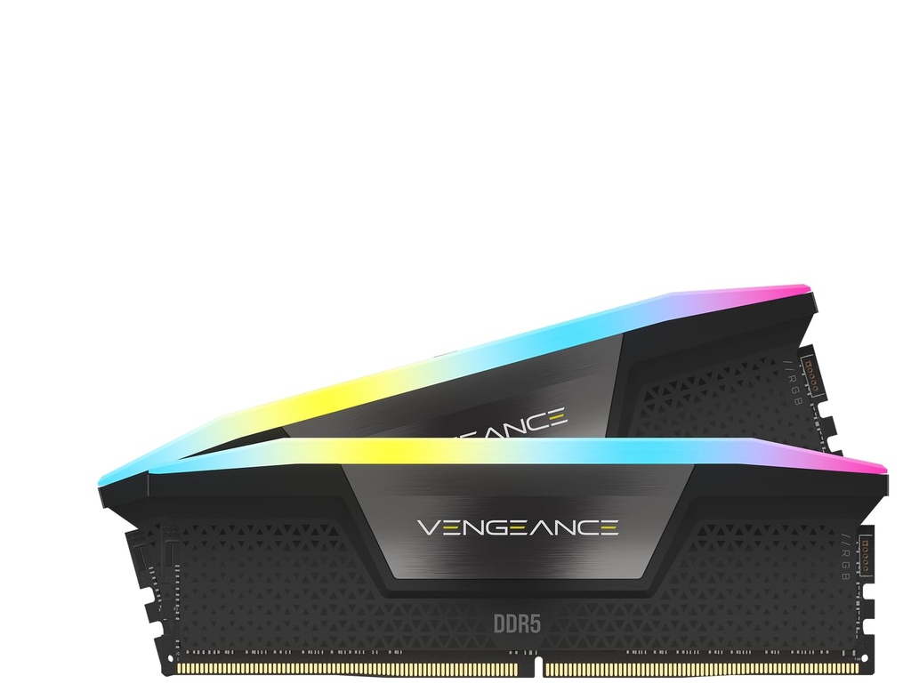 Corsair Vengeance® RGB 64Gb (2X32Gb) DDR5 Dram 6000MHZ C38 Black