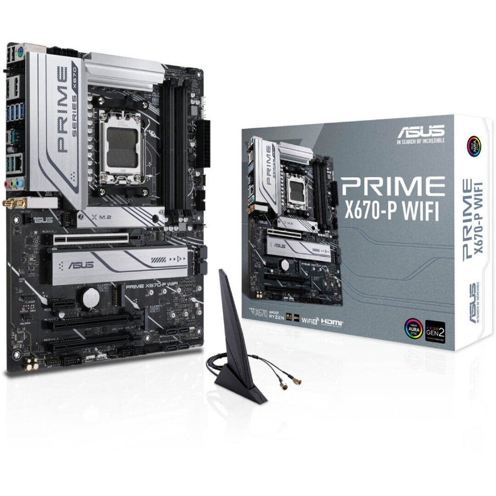 ASUS PRIME X670-P WIFI/AM5,X670,USB 3.2 GEN 2X2,WIFI,AURA,MB