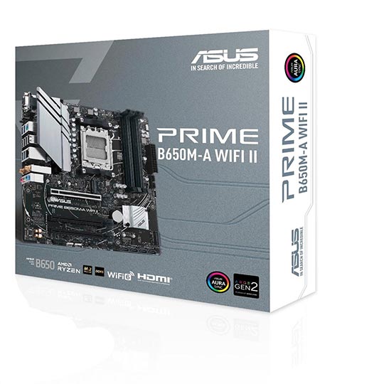 ASUS PRIME B650M-A WIFI II/AM5,B650,USB 3.2 GEN 2,WIFI 6,AURA,MB