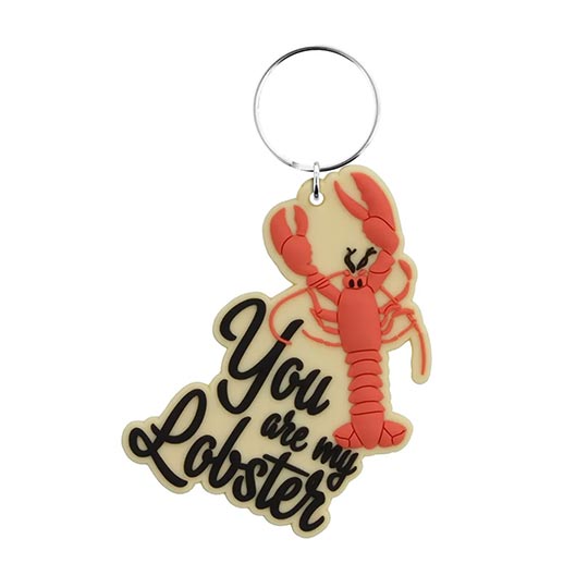 Pyramid Friends - You Are My Lobster Rubber Keychain