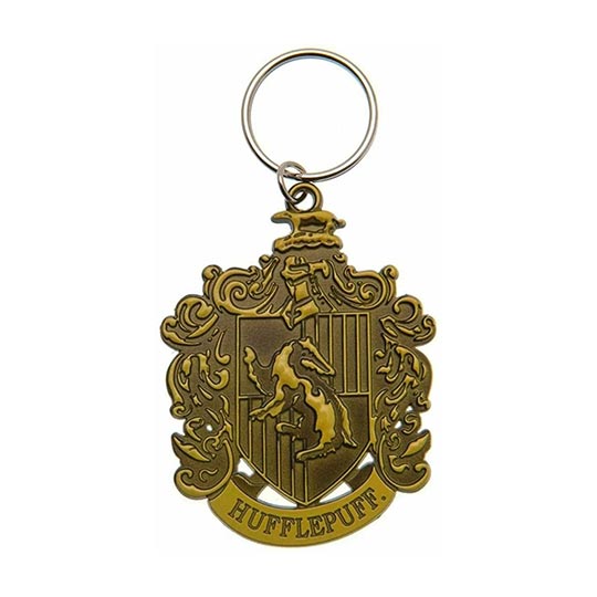 Pyramid Harry Potter - Hufflepuff Crest Metal Keychain