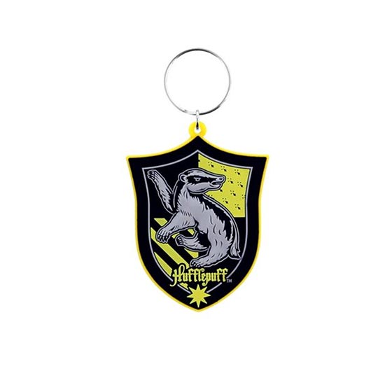 Pyramid Harry Potter - Hufflepuff Rubber Keychain