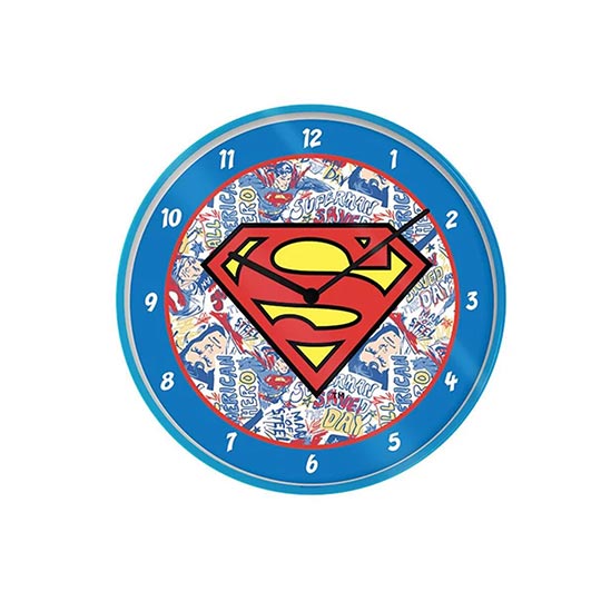 Pyramid Superman - Logo Clock