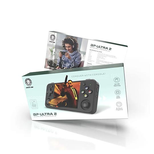 Green Lion GP -Ultra 2 Gaming Console IPS 3.5 Screen Black