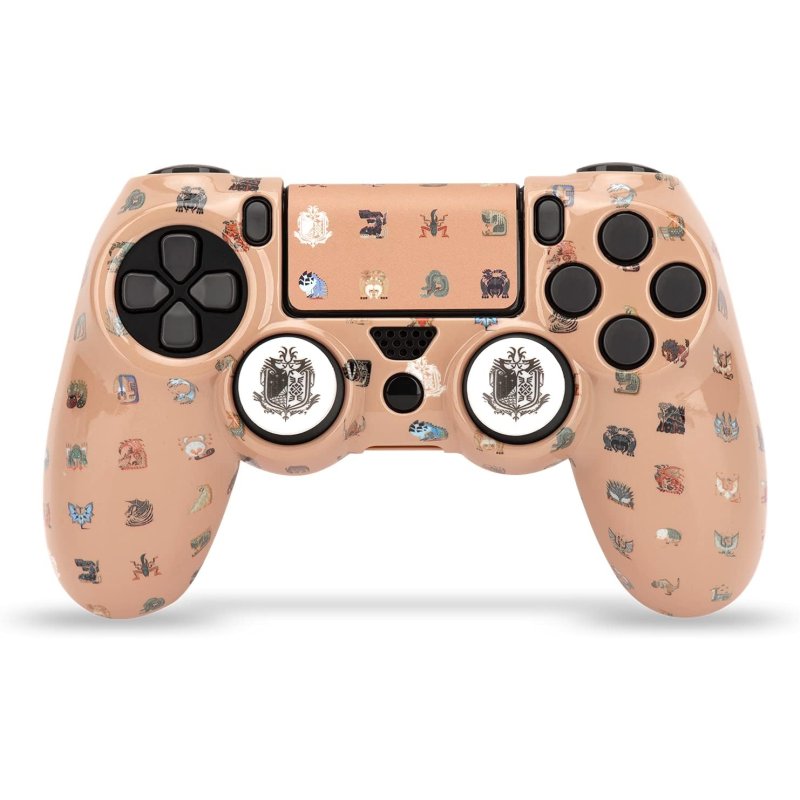 FR-TEC Monster Hunter Combo Pack Hard Skin + Grips "Icons" For PS4