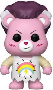 Funko Pop! Movies: Universal Monster X Care Bears - Cheer Bear Bride of Frankenstein - Figure