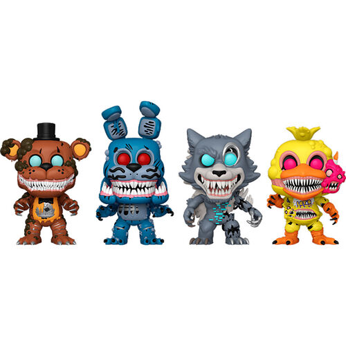 Funko Pop! Games: Five Nights at Freddys - Twisted Ones 4pk (EMEA)(GW)(Exc) - Figure
