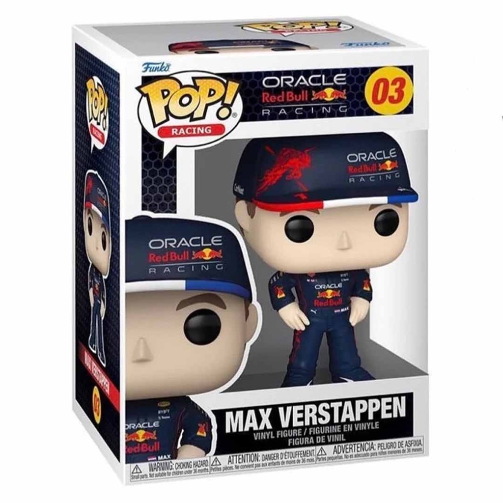 Funko Pop! Formula 1: Racing S4 - Verstappen with Helmet - Figure