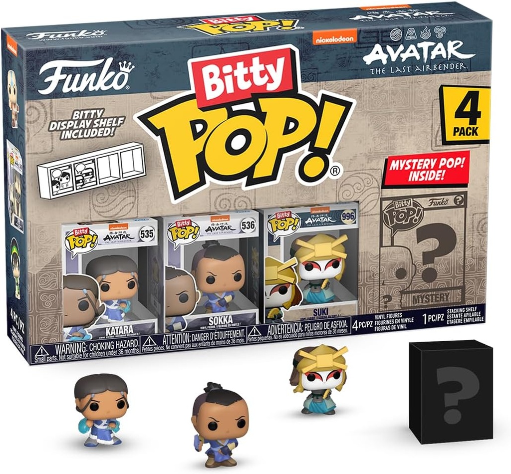 Funko Bitty Pop! Animation: Avatar: The Last Airbender - Katara 4pk - Figure