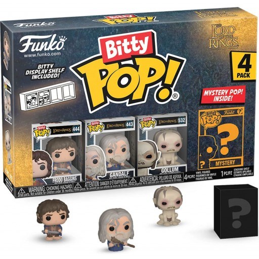 Funko Bitty Pop! Movies: The Lord of the Rings - Frodo 4pk - Figure