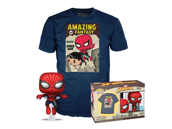 Funko Pop & Tee! Marvel: Spider-Man - Comic Cover (Mt)(XL) - Figure