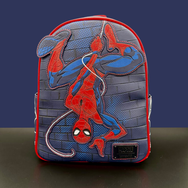 Loungefly! Leather: Marvel Spider-man Upside Down Mini Backpack - Figure