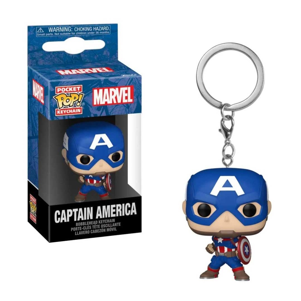 Funko Pocket Pop! Marvel: Marvel NC - Captain America - Figure