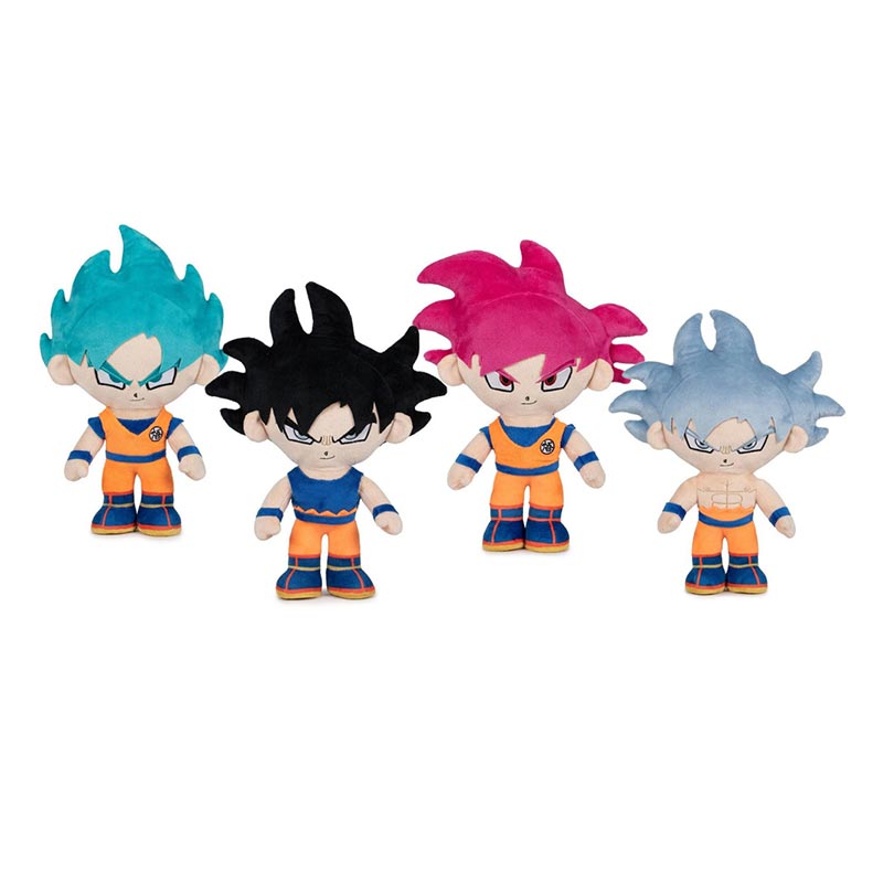 DRAGONBALL PLUSH SUPER GOKU 4ASST 12"