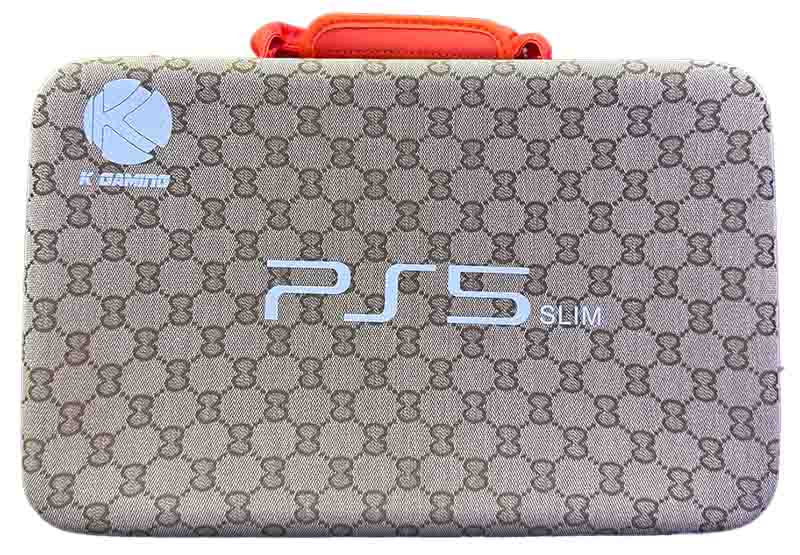 Kgaming PS5 Slim Hard Bag Brown