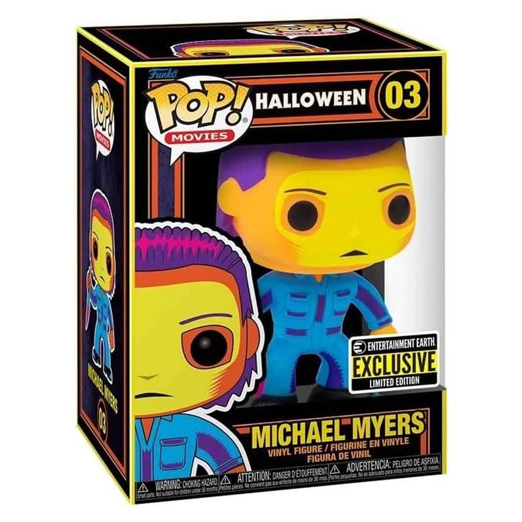 Funko Pop! Movies: Halloween - Michael Myers (BLKLT)(Exc)