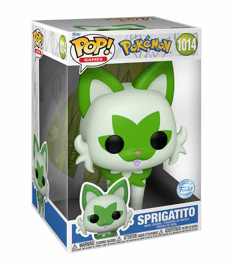 Funko Pop Jumbo! Games: Pokemon - Sprigatito (Exc)