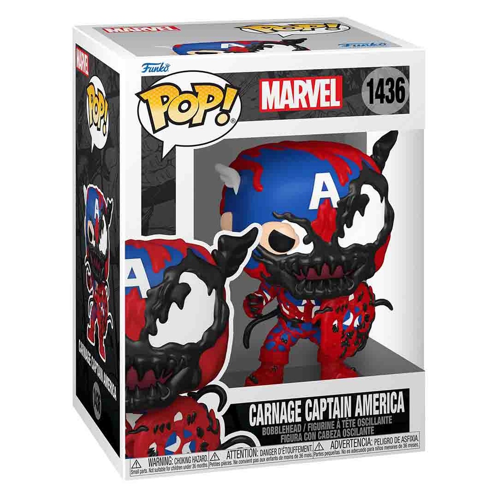 Funko Pop! Marvel: Carnageized - Captain America