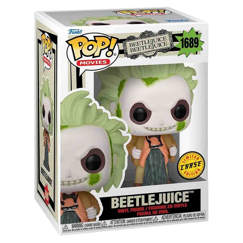 Funko Pop! Movies: Beetlejuice 2 - Beetlejuice in Cardigan w/chase