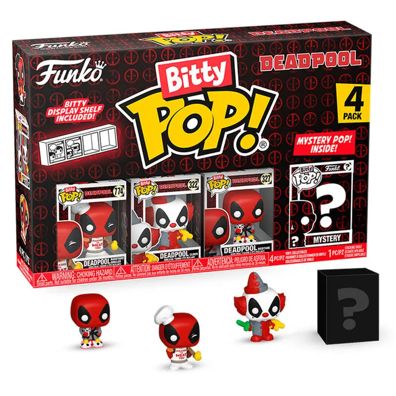 Bitty Pop! Marvel: Deadpool - BBQ Master 4PK