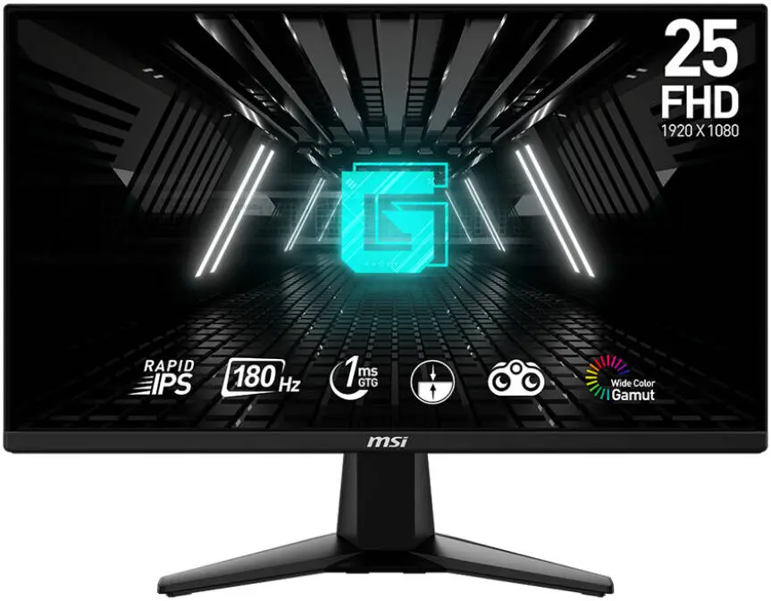 MSI G255F 24.5" FHD 180Hz 1Ms Gaming Monitor