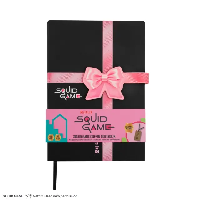 Cinereplica: Squid Game Coffin Hard Cover Notebook