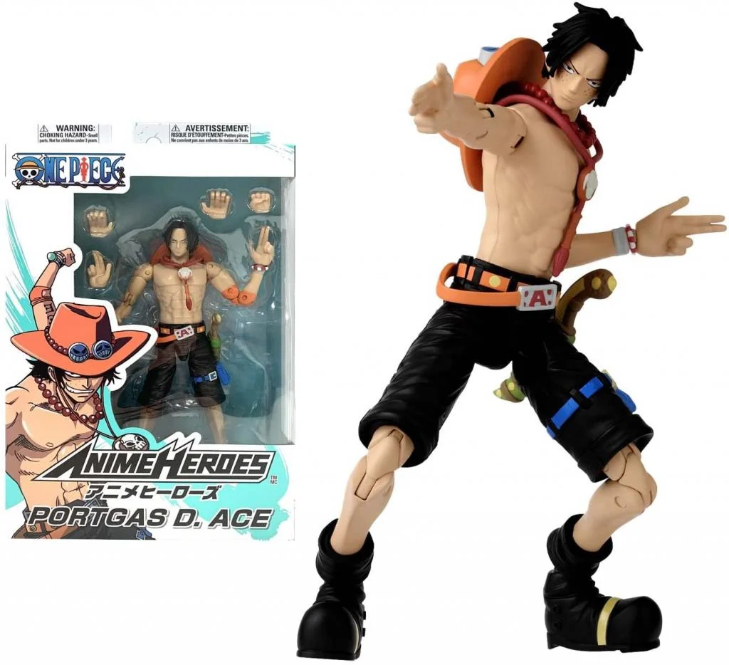 Anime Heroes One Piece Portgas D Ace 6.5"
