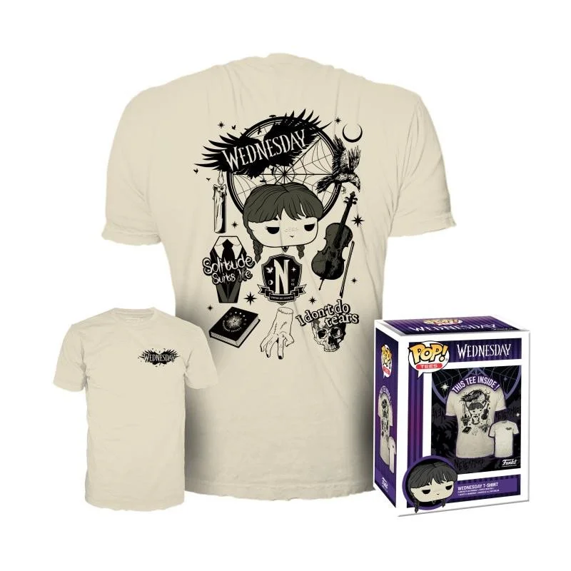 Funko Boxed Tee! Tv: Wednesday - Wednesday (L)