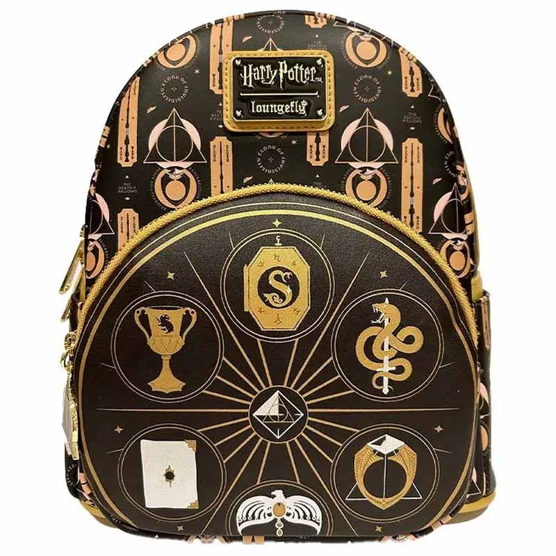 Loungefly! Leather: Harry Potter Dark Arts Mini Backpack