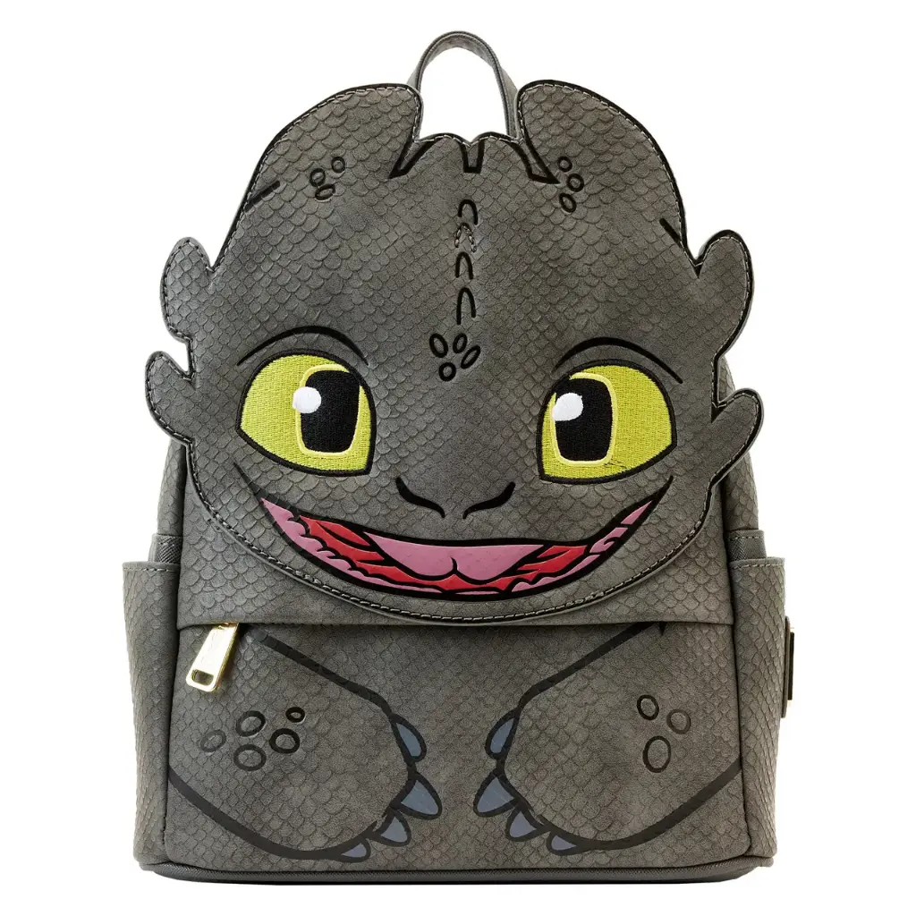 Loungefly! Leather: How To Train Your Dragon Toothless Mini Backpack
