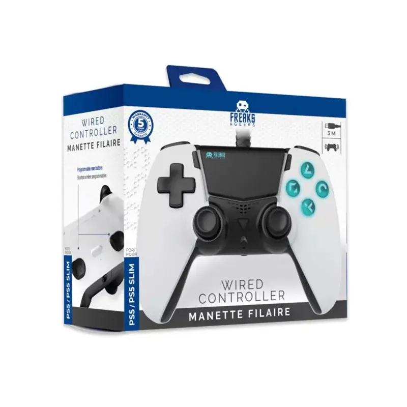 Freaks and Geeks Wired Controller for PS5 & PS5 slim with 3M Cable