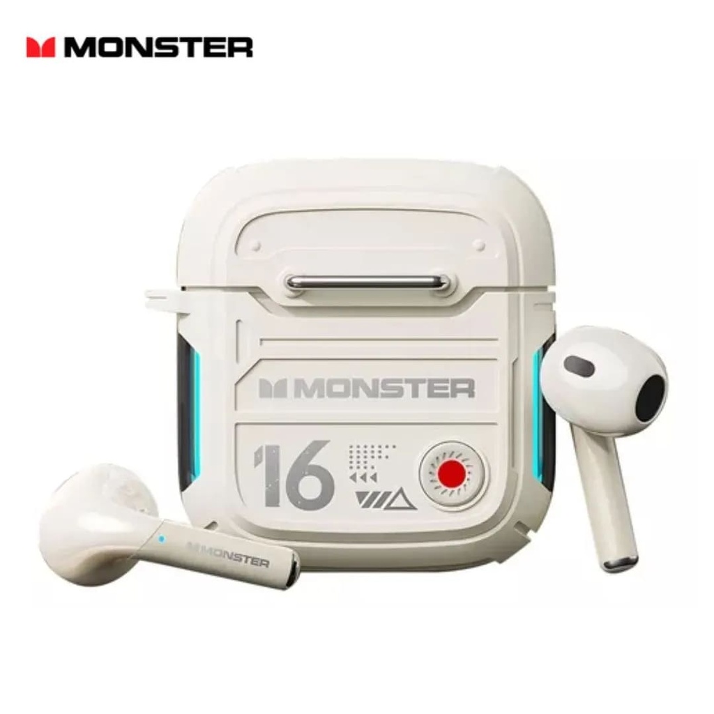 Monster AIRMARS XKT16 Wireless Gaming Headphones Beige