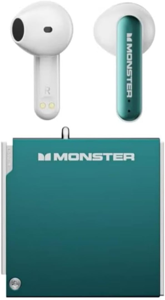 Monster AIRMARS XKT17 Wireless Gaming Headphones Green