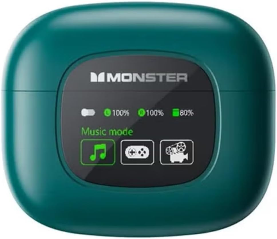 Monster AIRMARS XKT20 Wireless Gaming Headphones Green