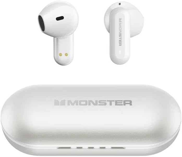 Monster AIRMARS XKT25 Wireless Gaming Headphones White