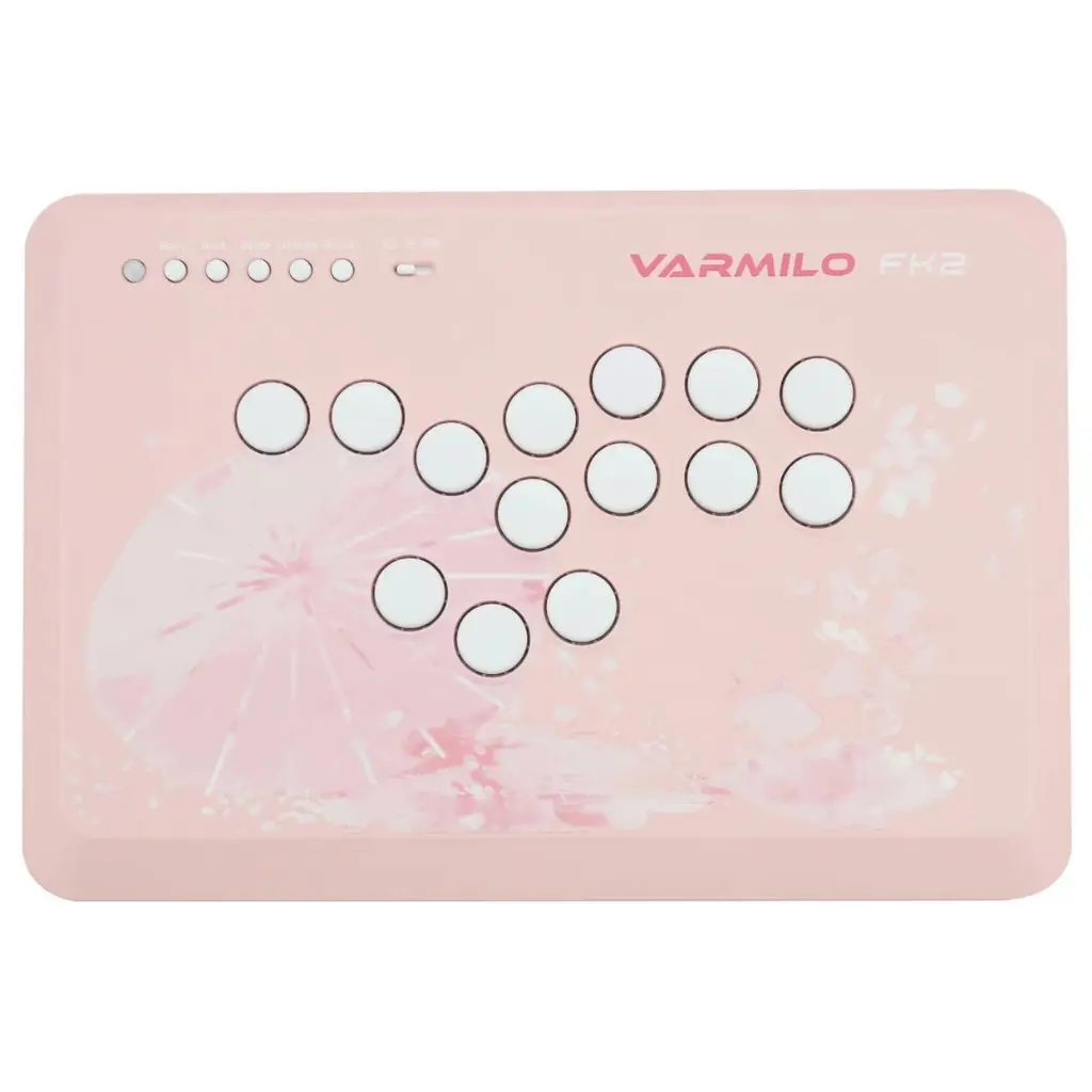 Varmilo Fighting King 2 Arcade Controller Sakura Pink : 696002