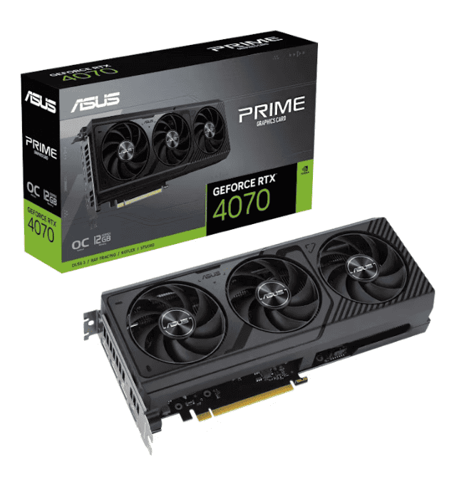 ASUS Prime GeForce RTX 4070 OC Edition 12GB GDDR6X
