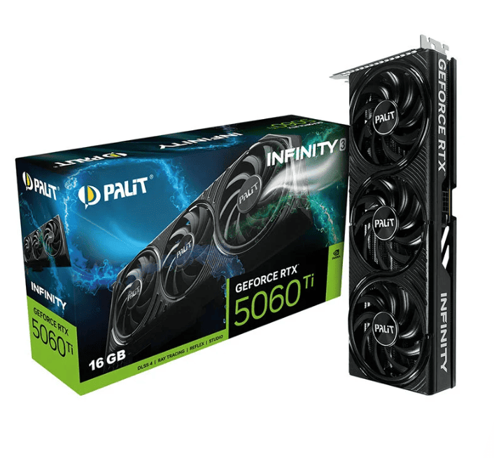Palit GeForce RTX 5060 Ti Infinity 3 16GB GDDR7 Graphics Card