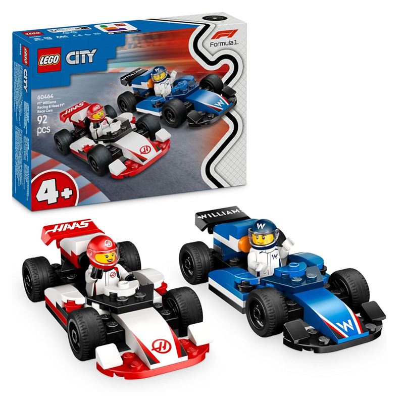 LEGO F1 Williams & Haas Racing Cars