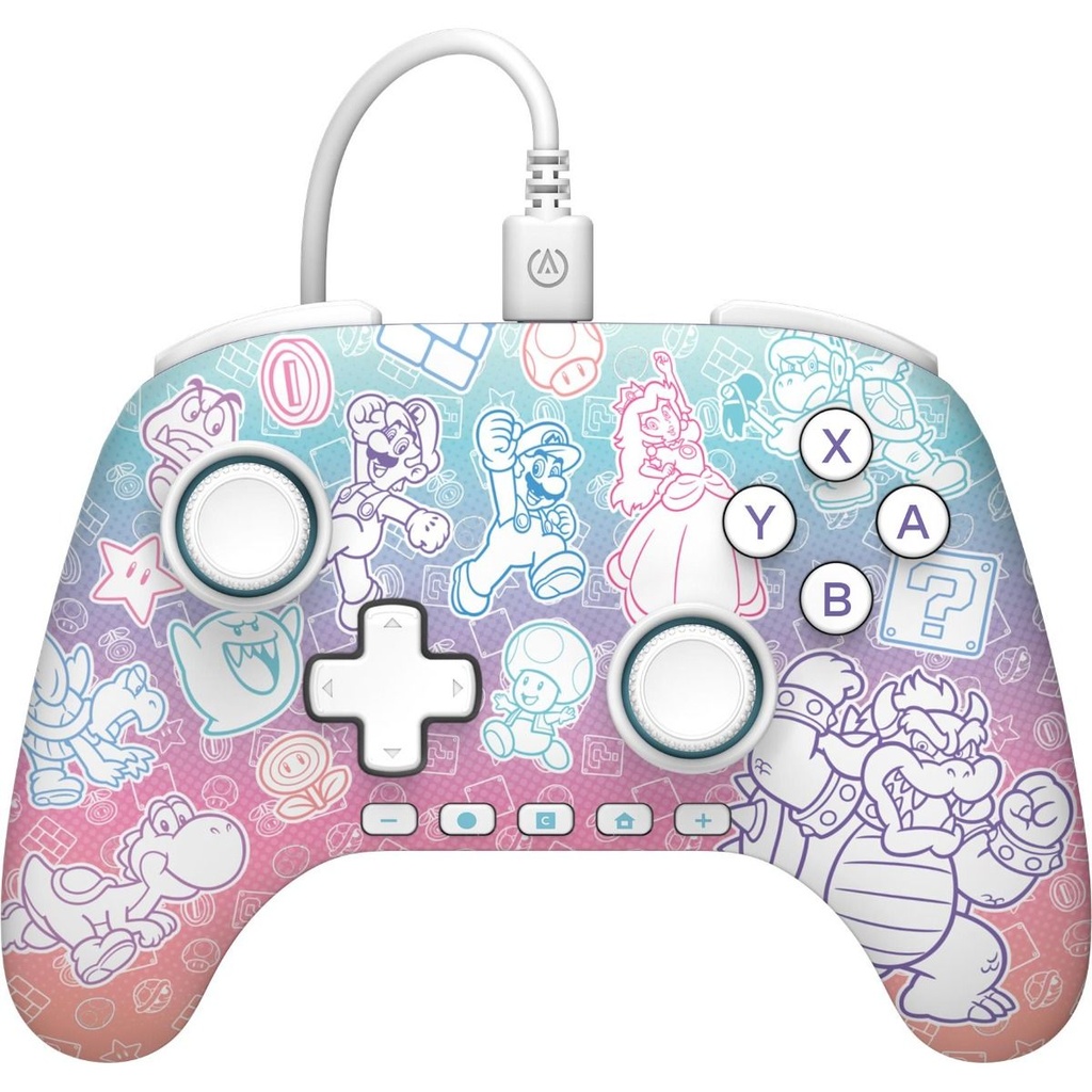 PowerA NS2 Advantage Wired Controller - Mushroom Kingdom