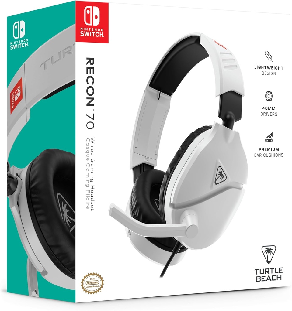 Turtle Beach 70N NS2 Edition Gaming Headset - White